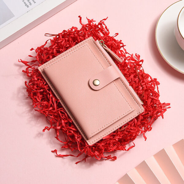 Multi Slot Student Short Zipper Coin Purse - Image 6