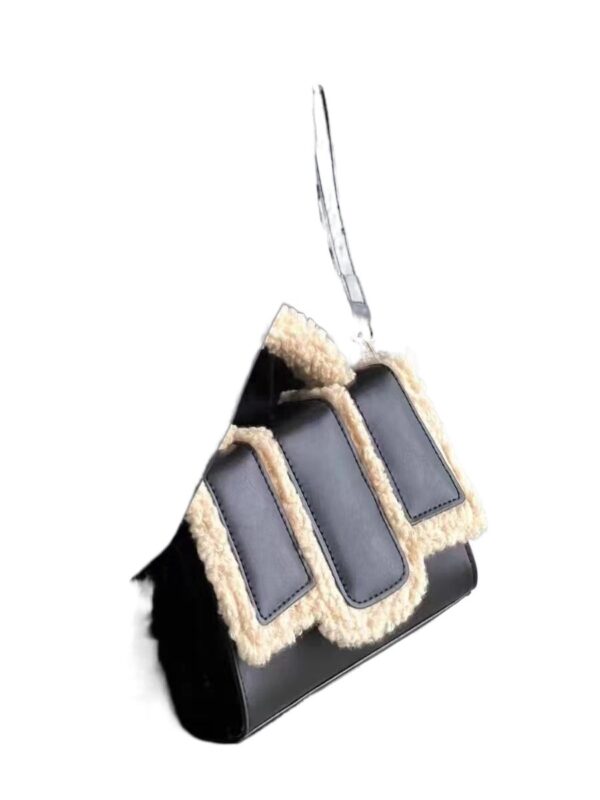 Lamb Wool Portable And Fashion Crossbody Bag - Image 4