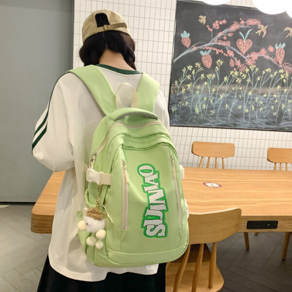 High School Student Lightweight Waterproof Backpack - Image 2