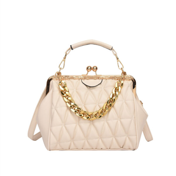 Textured Pleated New Fashionable Shoulder Messenger Bag For Women - Image 8