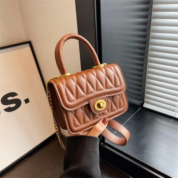 Women's Fashionable Versatile Diamond Chain Shoulder Crossbody Bag - Image 3