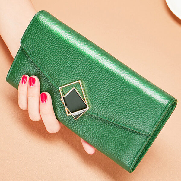 Women's Long Fashion Large-capacity Genuine Leather Wallet - Image 7