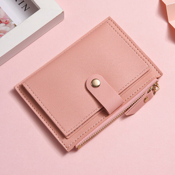 Multi Slot Student Short Zipper Coin Purse - Image 3