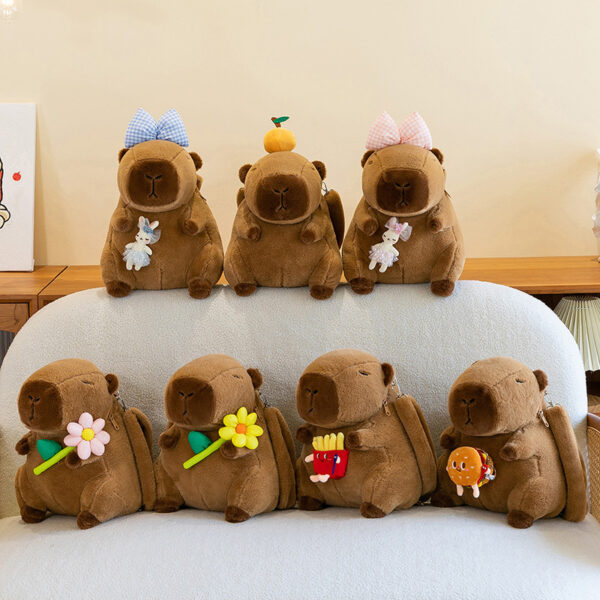 Capybara Backpack Plush Toy Creative Backpack - Image 4