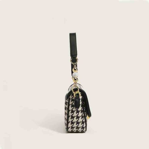Fashion Ins Houndstooth Pattern Shoulder Bag - Image 3