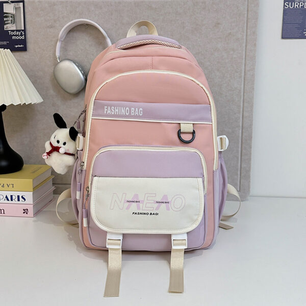 Multi-layer Oversized Backpack For Junior High School Students - Image 9