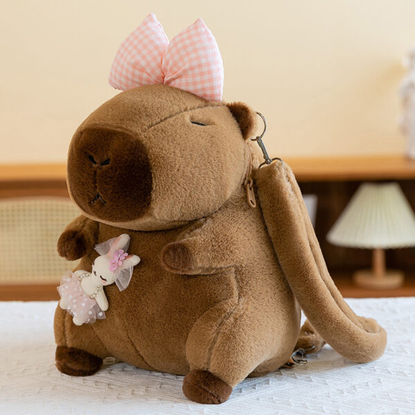Capybara Backpack Plush Toy Creative Backpack - Image 9