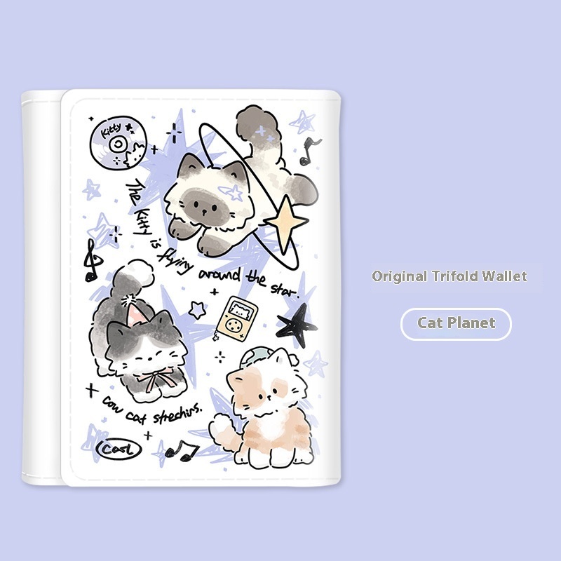 Cartoon Wallet Cute Original Design Multiple Card Slots Female - Image 6