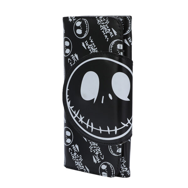 Skull Long Buckle Wallet Clutch - Image 3