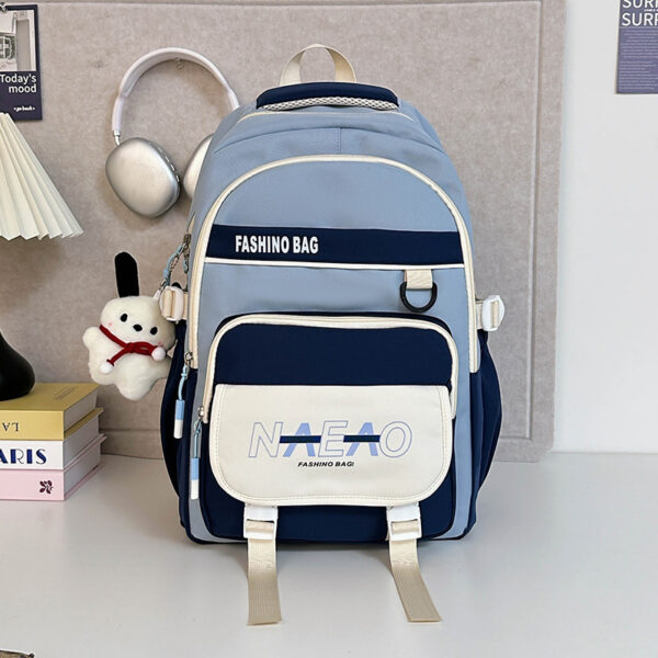 Multi-layer Oversized Backpack For Junior High School Students - Image 8