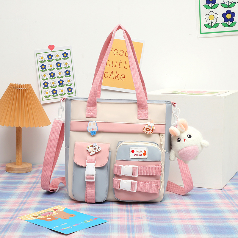 Elementary School Students' One Shoulder Art Bag, Boys' And Girls' Study Bag - Image 5