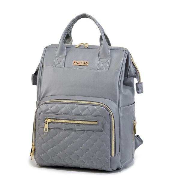 Solid Color Waterproof Fashion All-match Portable Backpack - Image 7