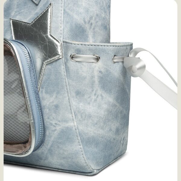 Niche Sweet Transparent Japanese Tote Bag For Women - Image 3