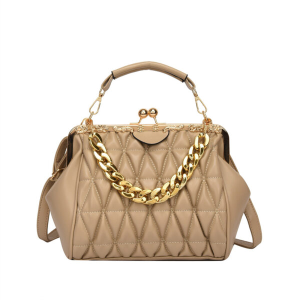 Textured Pleated New Fashionable Shoulder Messenger Bag For Women - Image 10