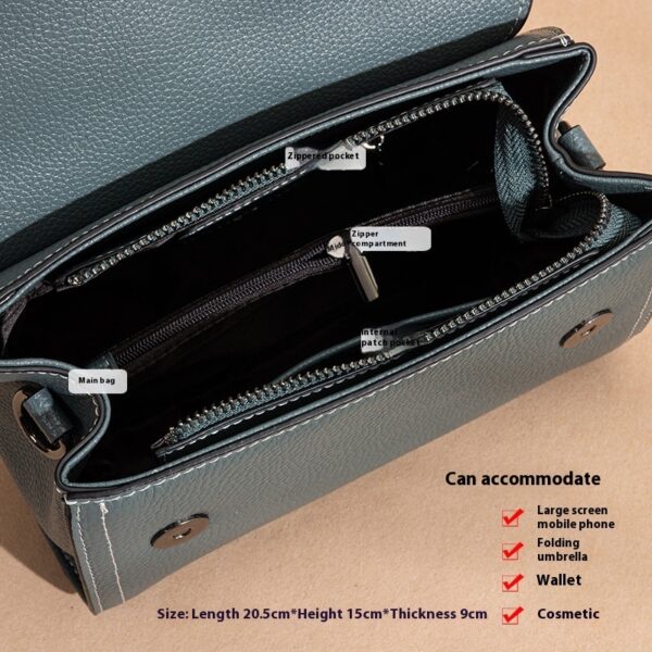 Women's Crossbody Genuine Leather All-match Shoulder Bag - Image 4