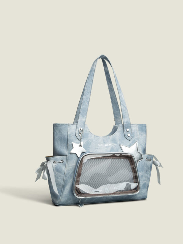 Niche Sweet Transparent Japanese Tote Bag For Women - Image 7