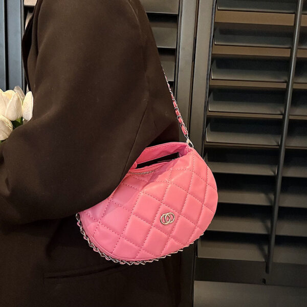 Rhombus Chain Handbag Women's Summer Messenger Bag - Image 3