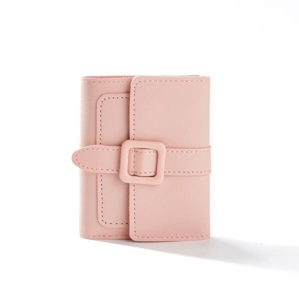 Purse Short Solid Color Card Holder Spring Women's High Sense - Image 6