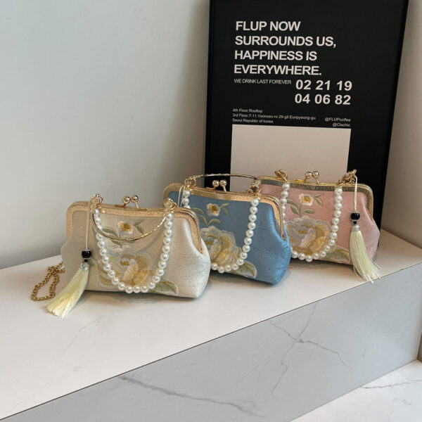 Premium Chinese Style Embroidery Han Chinese Clothing Bag Ancient Chinese Style Crossbody Bag - Image 2