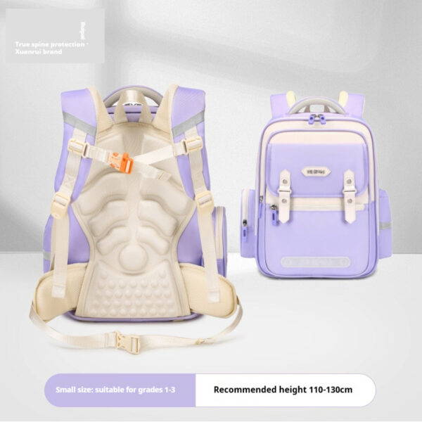 Large Capacity Burden-reducing Waterproof Children's Spine Protection Schoolbag - Image 2