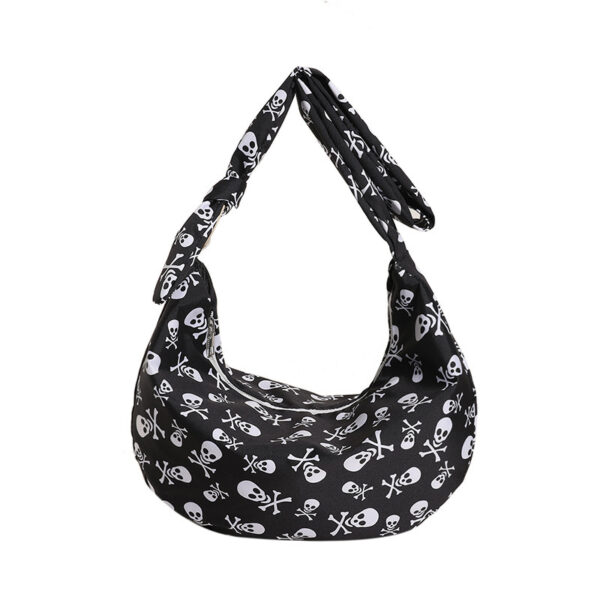 Women's Fashionable Simple Niche Printed Underarm Shoulder Messenger Bag - Image 4