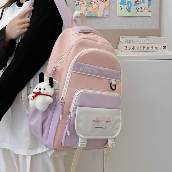 Multi-layer Oversized Backpack For Junior High School Students - Image 2