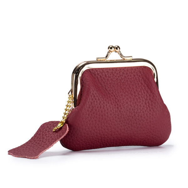 Women's Genuine Leather Small Retro Coin Purse - Image 6