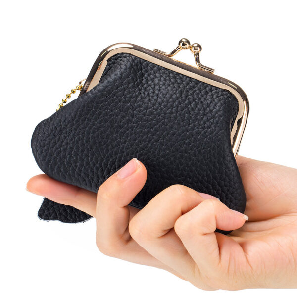Women's Genuine Leather Small Retro Coin Purse - Image 4